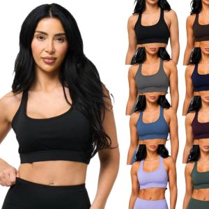 Women Sports Bra Support Gym Fitness Workout Training Activewear Top